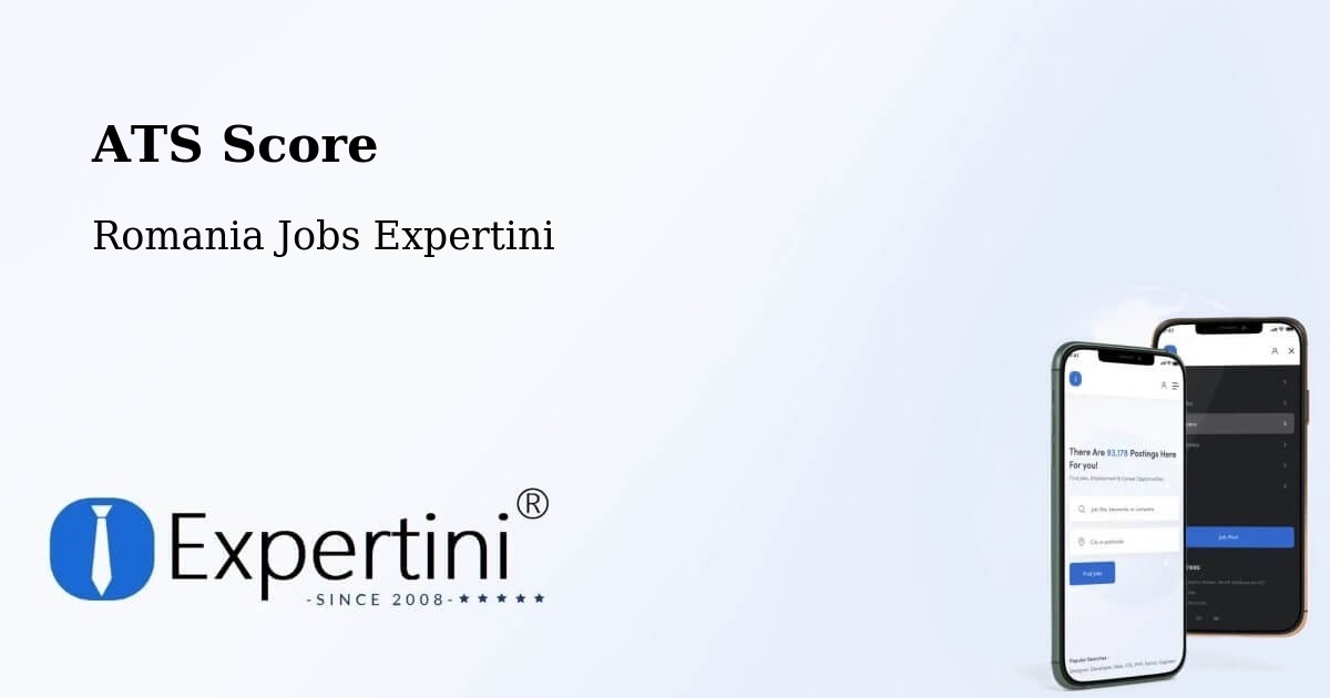 Resume ATS Score & Job Description Match Tool – Buceş - Romania Jobs Expertini
